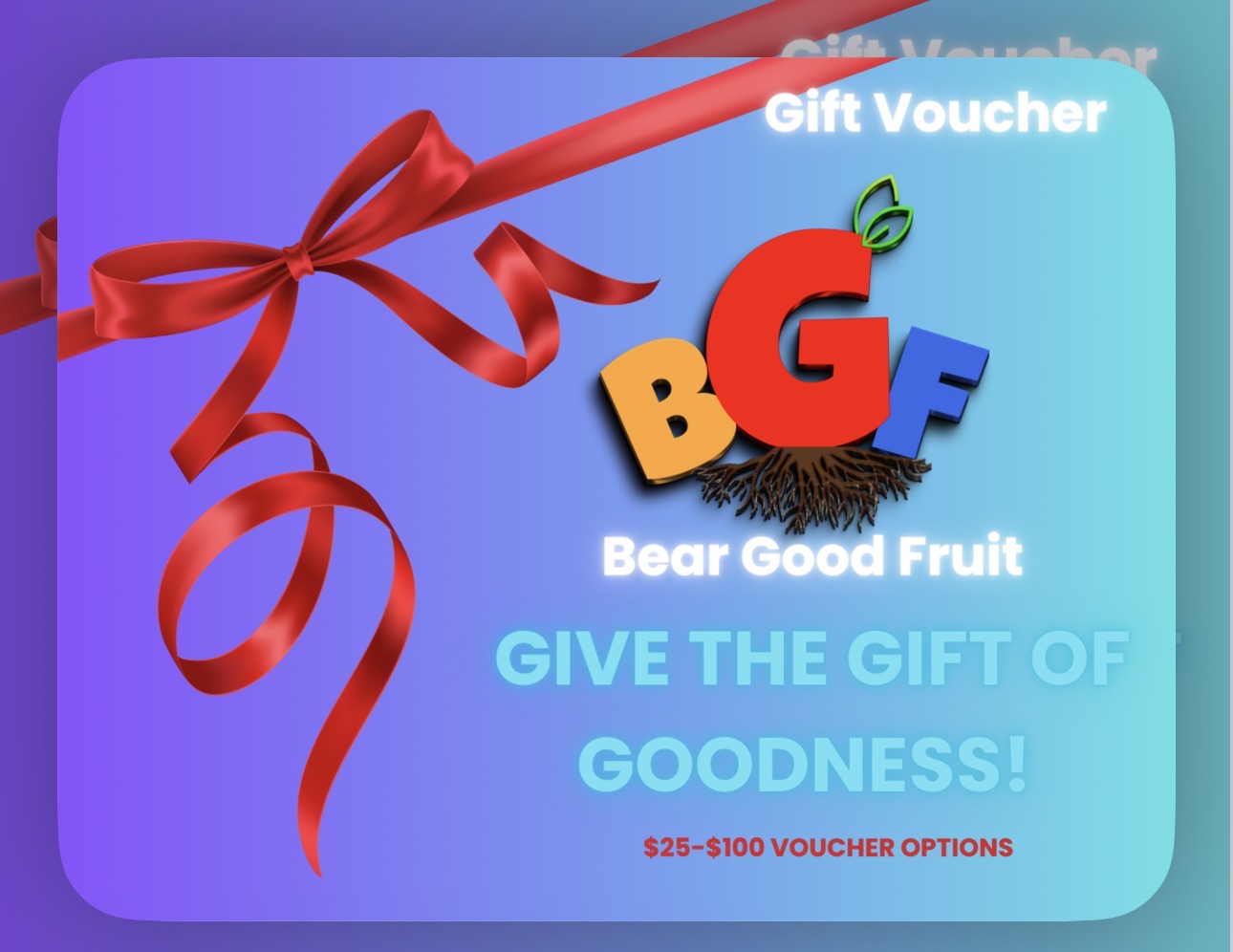 Bear Good Fruit Gift Card Vouchers