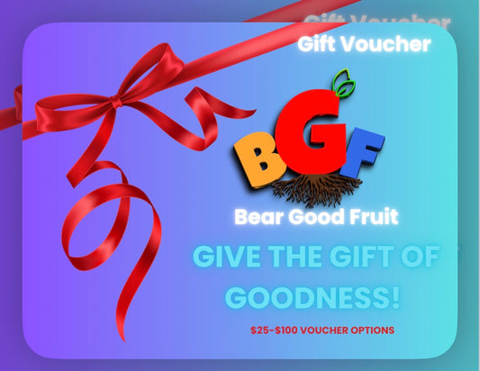 Bear Good Fruit Gift Card Vouchers